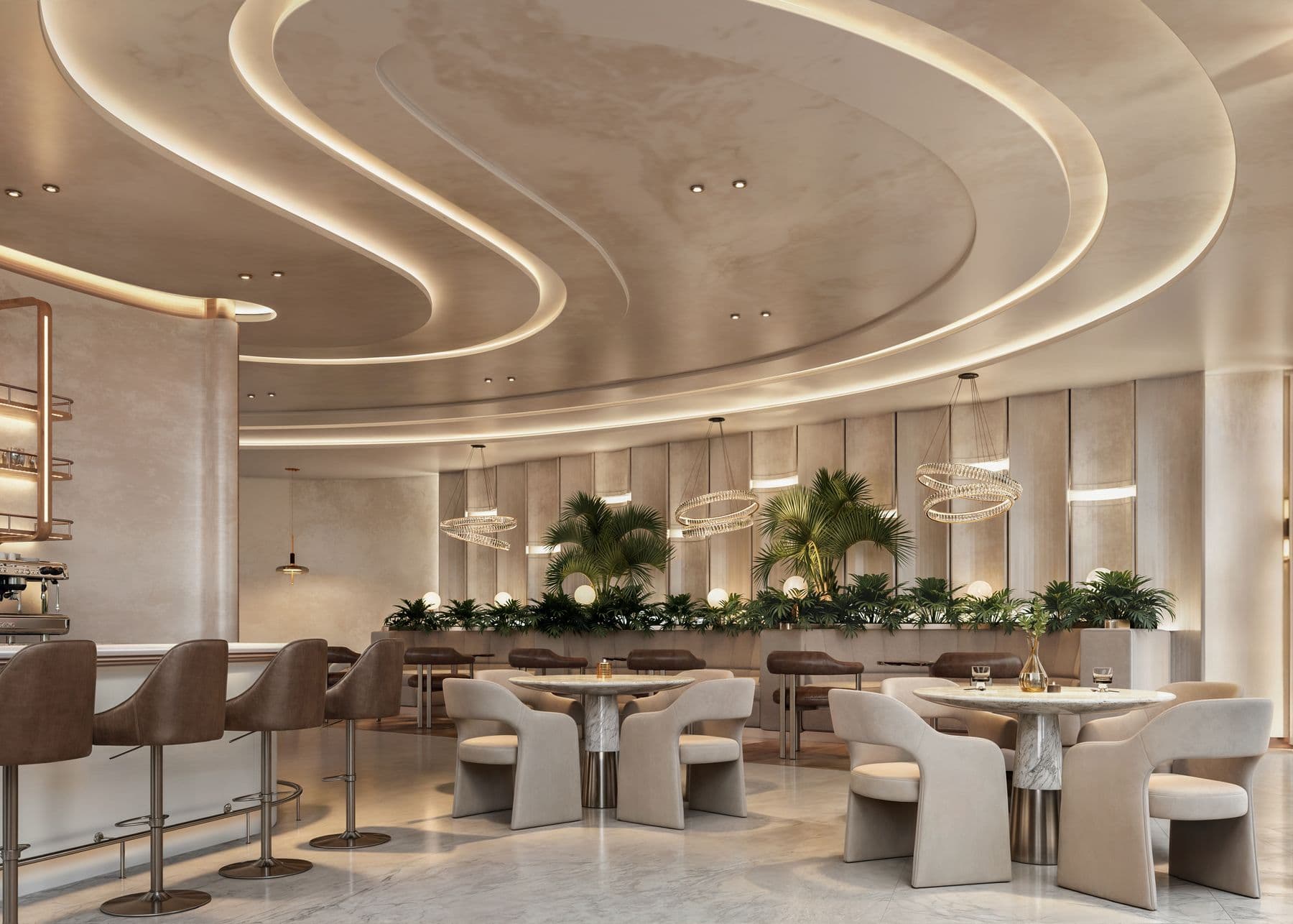 The coffee bar