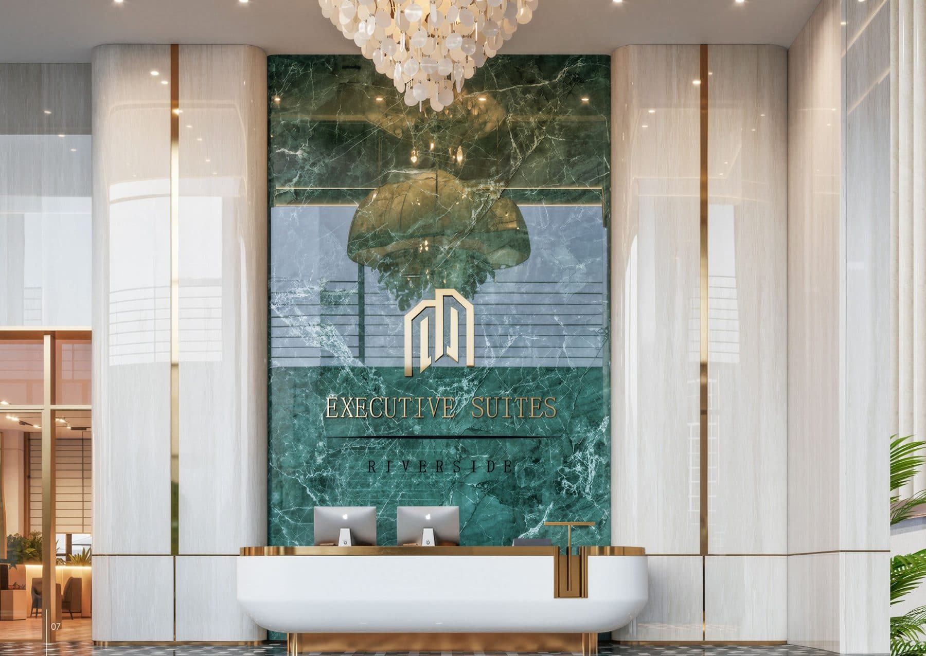 Hotel lobby and concierge